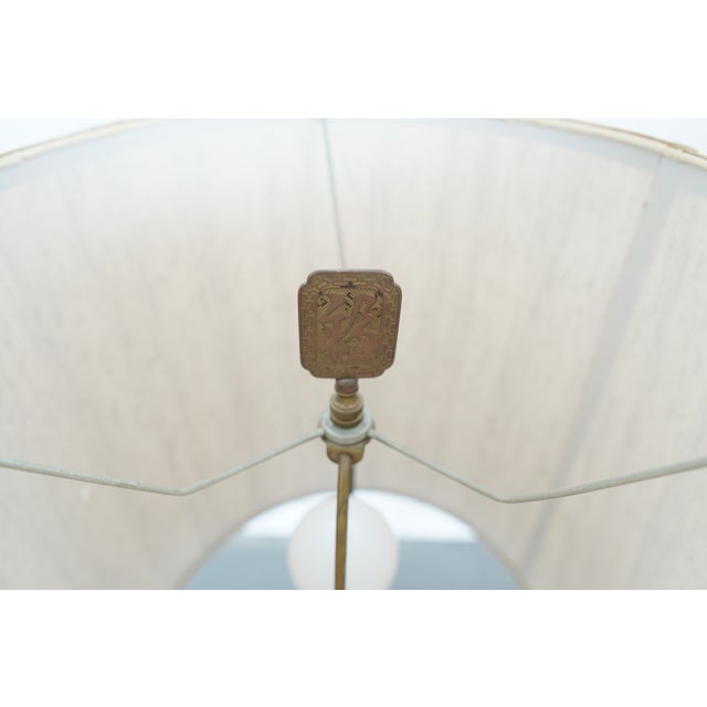 Tan Vintage Rattan Column Table Lamps - Set of 2 For Sale - Image 8 of 10