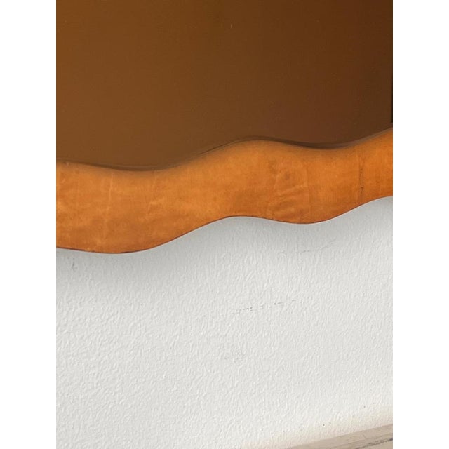 Coat Rack with Mirrored Sections and Glass Hat Shelf For Sale - Image 6 of 10