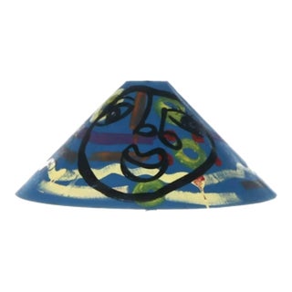 Peter Keil Original Painted Lampshade 1970s For Sale