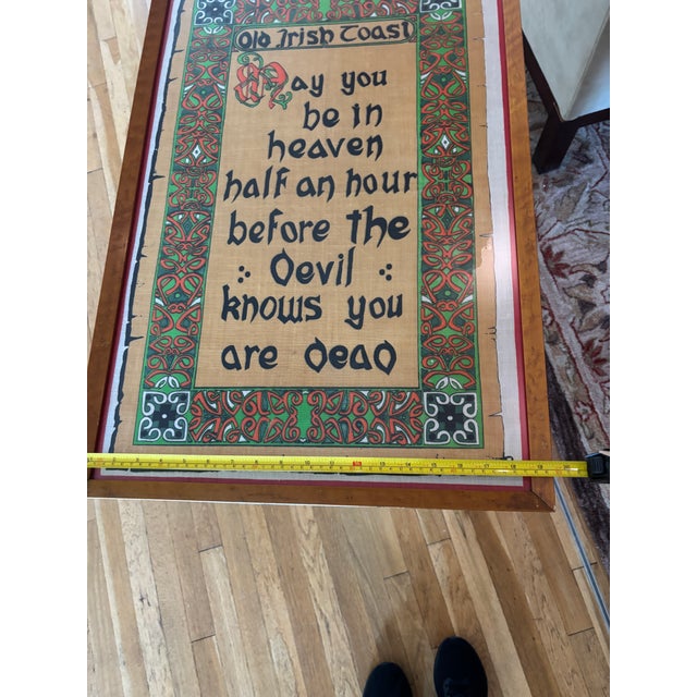 Looking for a piece that brings instant warmth, wit, and a touch of Celtic cheer? This framed Irish tea towel—bearing the...