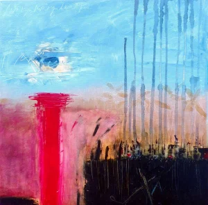 Patricia McParlin This is a Moment I Can't Say Contemporary Abstract Oil Painting 2017