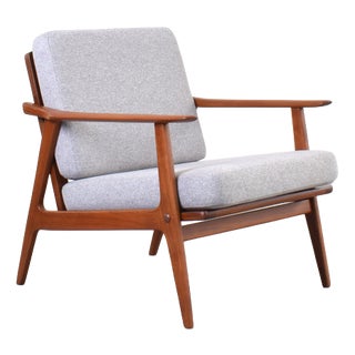 Mid-Century Modern Danish Teak Lounge Chair, 1960s For Sale
