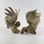 Gold Vintage Italian Brass Foraging Roosters from Gucci, 1950s, Set of 2 For Sale - Image 8 of 10