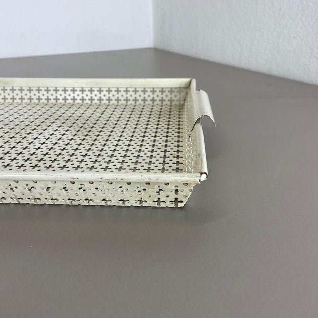French Modernist Rigituelle Tray in Metal from Mathieu Matégot, 1950s For Sale - Image 13 of 18