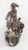 17th or 18th Century Chinese Sino-Tibetan Gilt Bronze Buddhist Makala Faced Deity Figure For Sale - Image 18 of 18