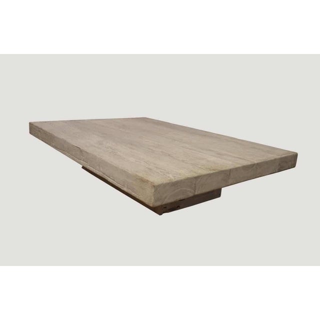 Contemporary Andrianna Shamaris Signature St. Barts Teak Wood Coffee Table For Sale - Image 3 of 6
