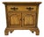 80's Vintage Country Style Solid Oak Nightstand For Sale