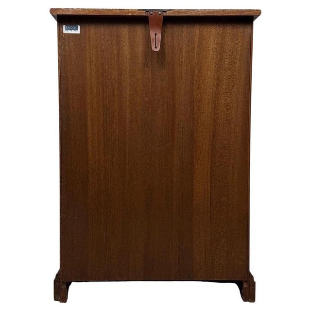 Brown Small Antique Oak Open Bookcase, 1900s For Sale - Image 8 of 12