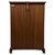 Brown Small Antique Oak Open Bookcase, 1900s For Sale - Image 8 of 12