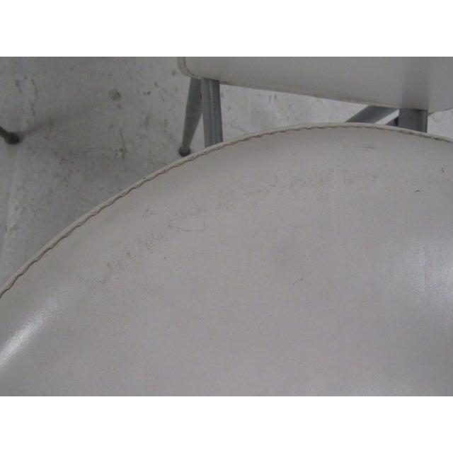 1970s Italian Modern Leather High Back Dining Chairs - 8 Pieces For Sale - Image 11 of 12