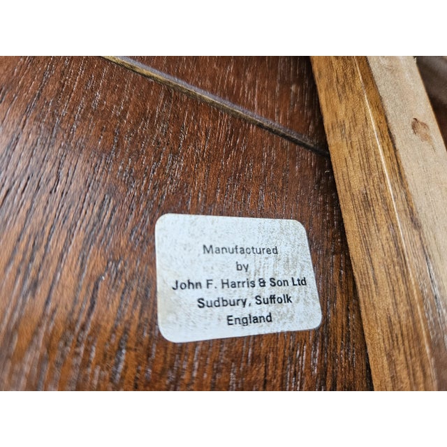 English Crotch Mahogany Dropleaf Side Table For Sale - Image 16 of 17
