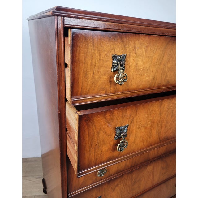 Chest of 5 Drawers in Mahogany, 1950s For Sale - Image 6 of 17