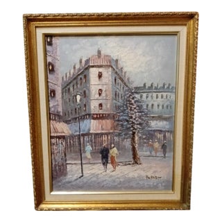 1890s Caroline Burnett Impressionist Signed Painting For Sale
