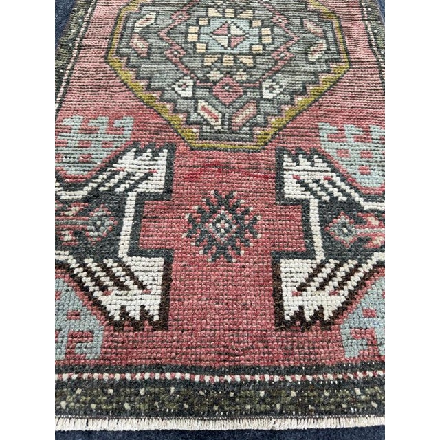 Contemporary Turkish Yastik Rug 1'8" x 3'2" For Sale - Image 3 of 5