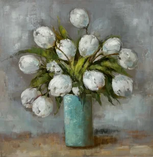 Impressionistic Floral Still Life Original Oil Painting