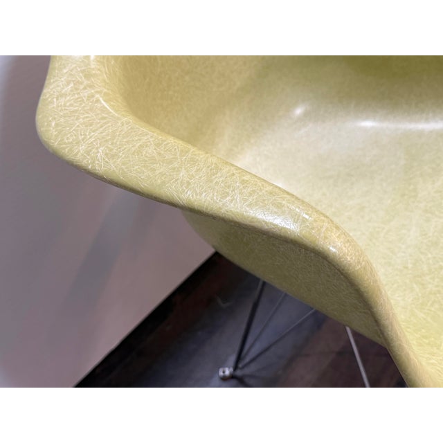Modernica Case Study Fiberglass H-Base Armchairs, Pair For Sale - Image 10 of 12