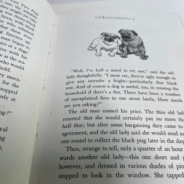 1980 Curlicues Two Pug Dogs Book For Sale In New York - Image 6 of 9