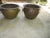 This is a Beautiful! Vintage Pair of Large Hammered Brass With Food Dog Handles Planter that are 10" tall x 15.25" wide...
