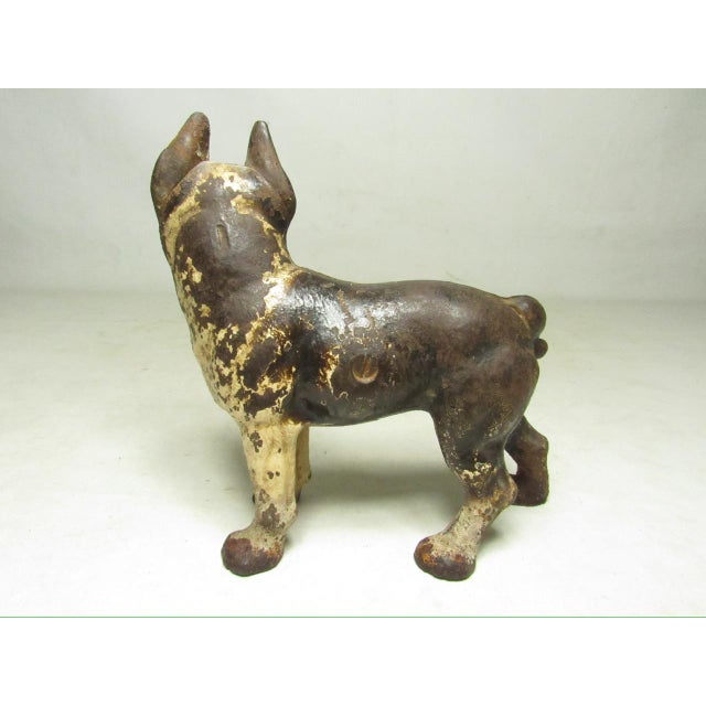 Cast Iron Hubley Boston Terrier Doorstop For Sale - Image 9 of 17