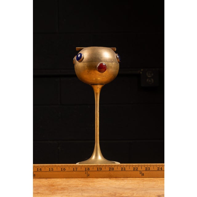 Vintage Brass Sputnik Ashtray For Sale In Chicago - Image 6 of 6
