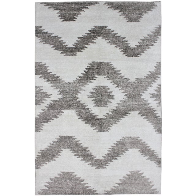 Aara Rugs Inc. Hand Knotted Bamboo Rug - 9′ × 12′ For Sale