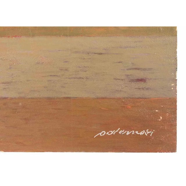 Contemporary Alessio Paternesi, At the Back of the Stage, Oil on Panel, 1980s For Sale - Image 3 of 5