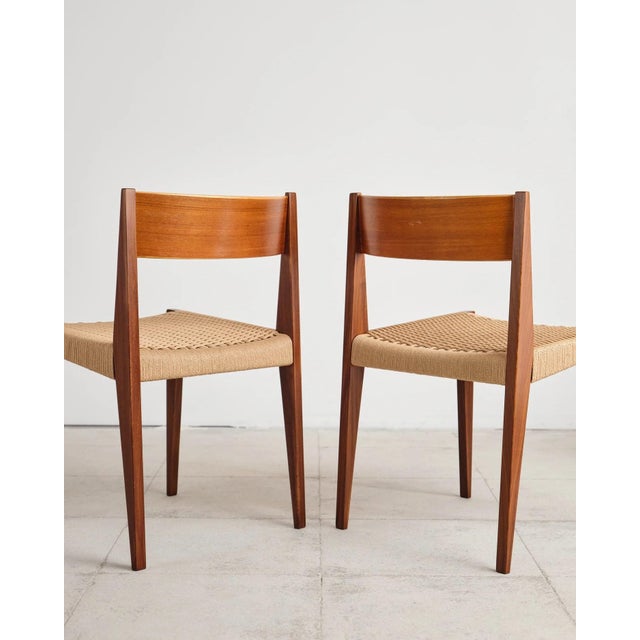 Pia Dining Chairs in Walnut and Teak by Poul Cadovius, Denmark, 1950s, Set of 12 For Sale - Image 16 of 18