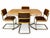 1981 Douglas Furniture of California Dining Table and Four Cantilever Chairs — 5 Pieces For Sale - Image 10 of 12
