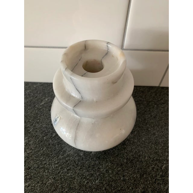 Mid 19th Century Vintage Mid 19th Century Marble Candle Holder For Sale - Image 5 of 6