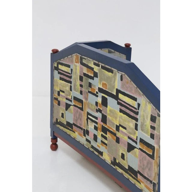 Italian Futurist Sofa attributed to Fillìa Luigi Colombo, 1930 For Sale - Image 3 of 9