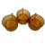 Iittala Kastehelmi Amber Glass Coffee Cups Set of 3 | Oiva Toikka Scandinavian Design For Sale In Los Angeles - Image 6 of 11
