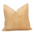 Sunburst Yellow Jaipur Blockprint Linen Pillow Cover For Sale