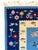 Mid-20th Century Romanian Oltenian Folk Art Floral Wool Kilim Rug in Blue and Navy For Sale In Houston - Image 6 of 9