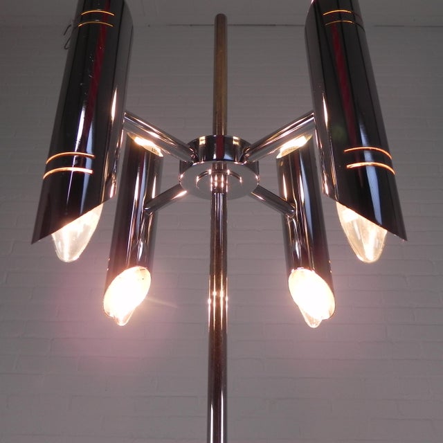 Vintage Space Age Chrome Floor Lamp, 1960s For Sale - Image 18 of 18