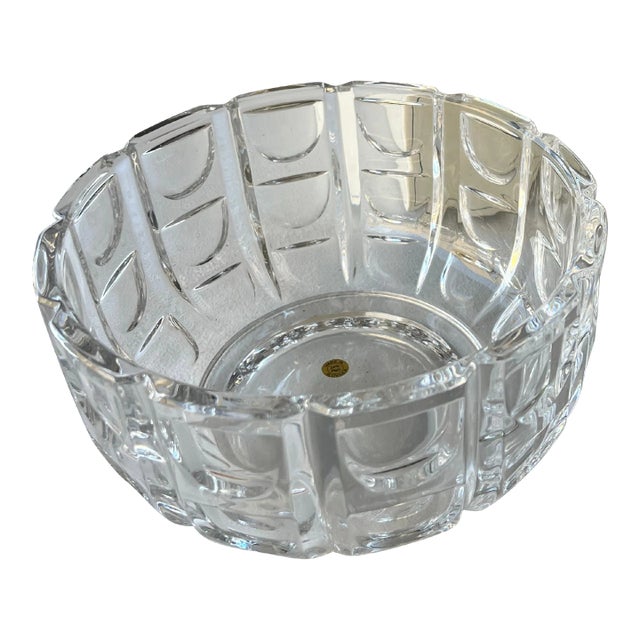 Vintage Royal Gallery Morgan Crystal Bowl For Sale