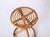 Wood Mid-Century Italian Rattan and Bamboo Round Stool, 1960s For Sale - Image 7 of 14