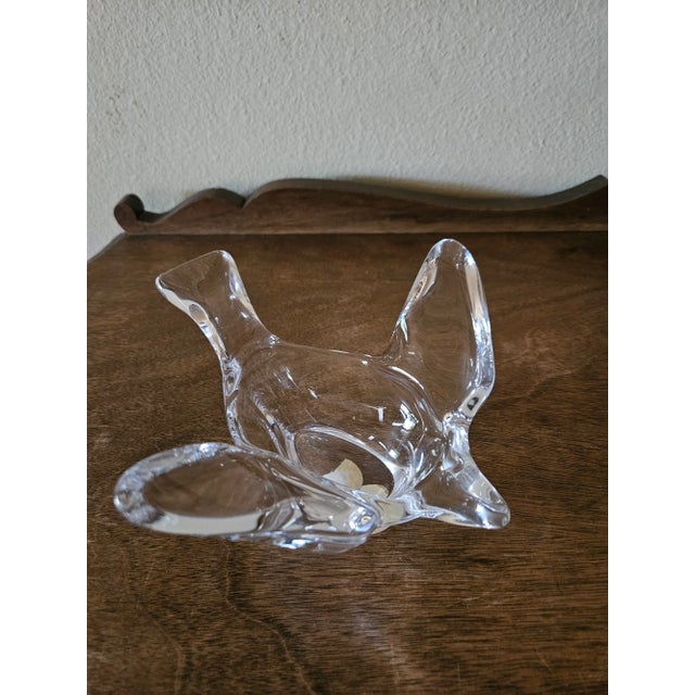 Late 20th Century Princess House Crystal Dove Candy Dish For Sale - Image 9 of 12