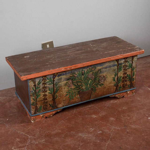 Painted Fir Chest, Early 1900s For Sale - Image 17 of 18