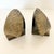 Brass Pair of Vintage PMC Brass Shell Bookends Mid Century Coastal Scallop VTG MCM For Sale - Image 8 of 9