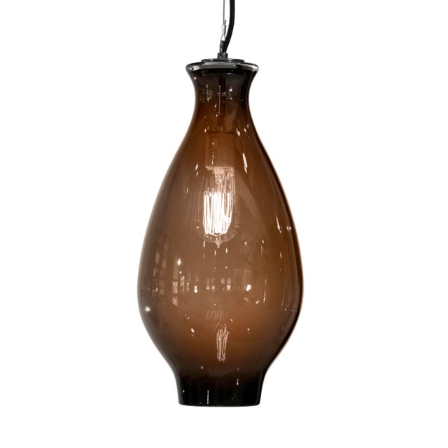 Not Yet Made - Made To Order Iris Pendant Light from the Versuvius Collection in Tea For Sale - Image 5 of 5