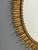 1960s Mid-Century Hollywood Regency Spanish Gilt Metal Sunburst Mirror, 1950s For Sale - Image 5 of 18
