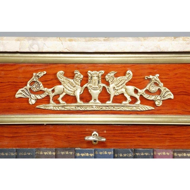 Vintage Empire Style Secretaraire For Sale - Image 17 of 18