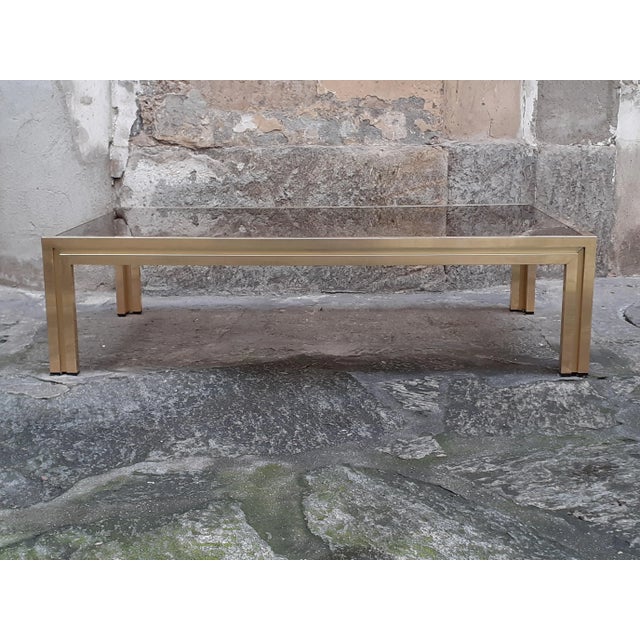 1970s Brass Coffee Table, 1970s For Sale - Image 5 of 8