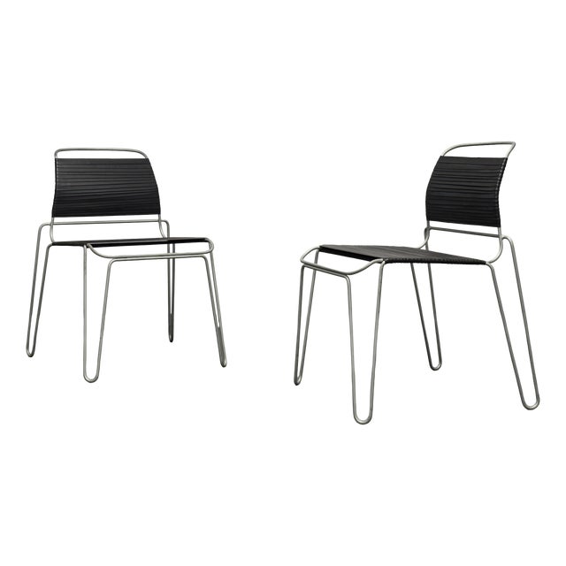 Rubber Band Chairs by Tom Dixon, 1990s, Set of 2 For Sale