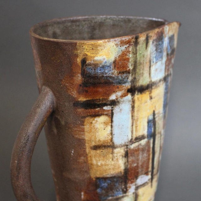 Vintage French Ceramic Jug by Alexandre Kostanda, 1960s For Sale - Image 10 of 18