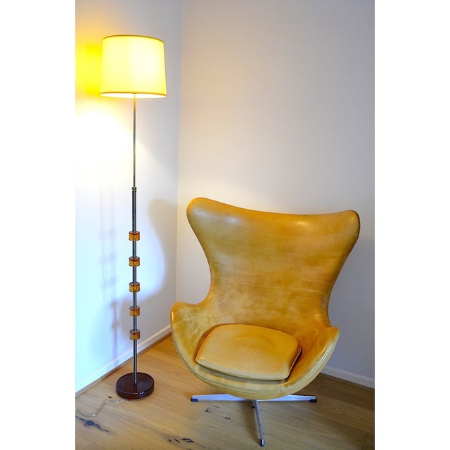 Glass and Metal Floor Lamp by Carl Fagerlund for Orrefors, Sweden, 1970s For Sale - Image 11 of 18