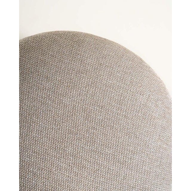 1950s Vintage Upholstered Teak Stool, 1950s For Sale - Image 5 of 8