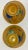 Ceramic Chinese Hand Painted Emperor Yellow Bowls - a Pair For Sale - Image 7 of 13