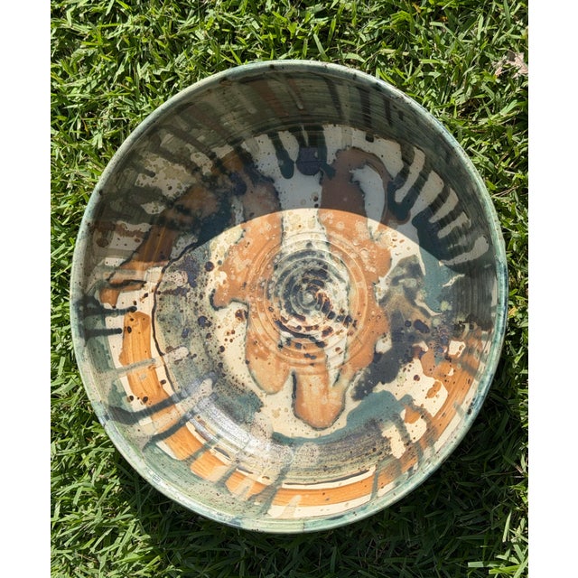 1992 Phelps Studio Pottery Bowl, 11.25” For Sale - Image 10 of 10
