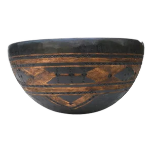 Large Antique Tuareg Wood Bowl